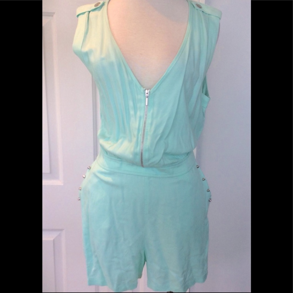Bebe Mint Colour Romper